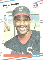1988 Fleer Baseball Cards      393     Daryl Boston